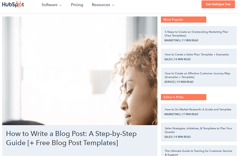 Blog Pemasaran HubSpot